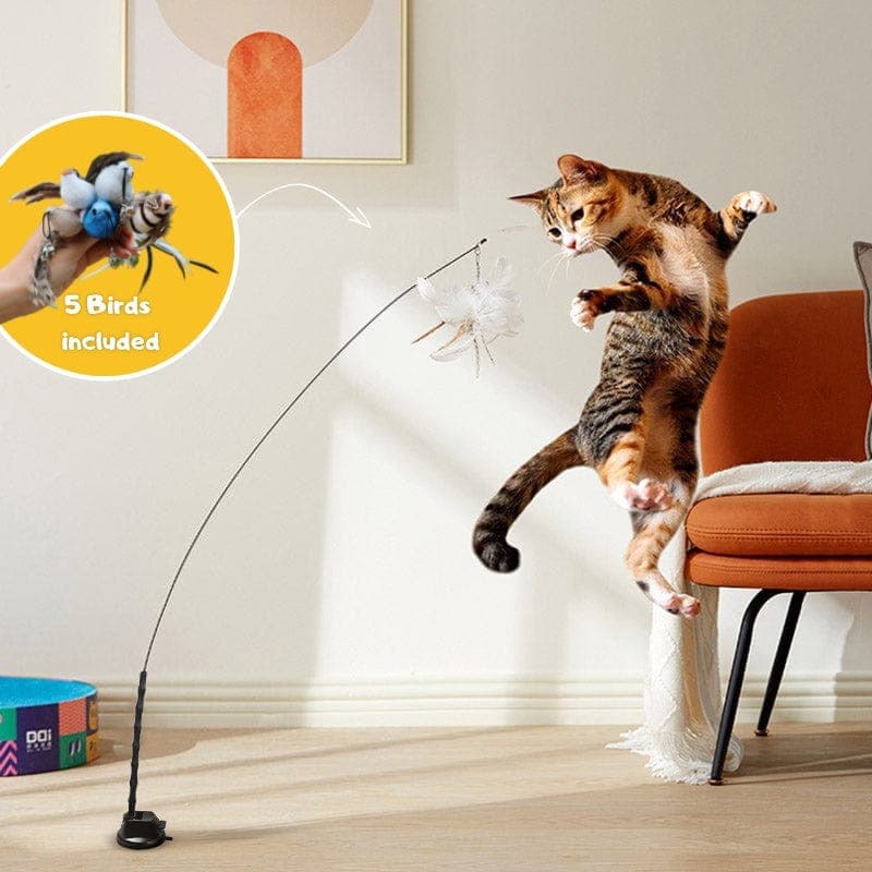 Birdie Buddy: Interactive Bird Simulation Cat Toy